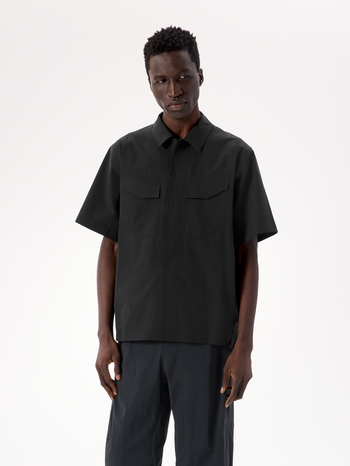 [arcteryx] Field Short Sleeve Shirt for Men - Black