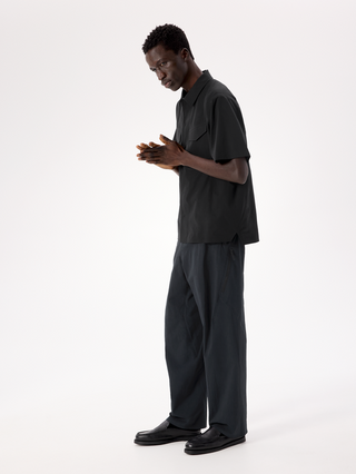 [arcteryx] Field Short Sleeve Shirt for Men - Black