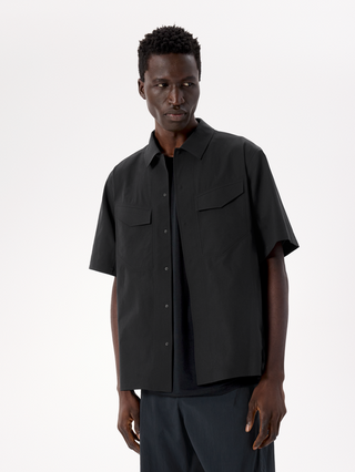 [arcteryx] Field Short Sleeve Shirt for Men - Black
