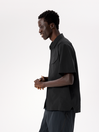 [arcteryx] Field Short Sleeve Shirt for Men - Black