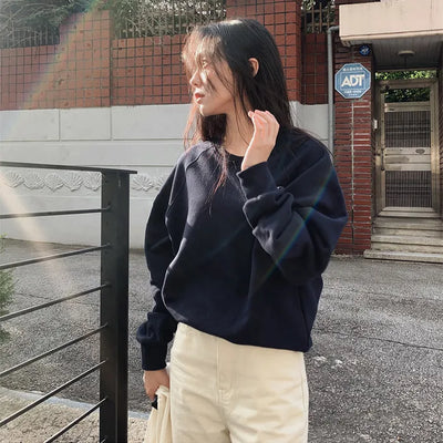 Fleece-lined sweatshirt