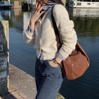 Cashmere Raglan Cardigan