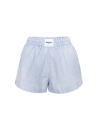 Sincar Boxer Shorts Blue  White Stripe