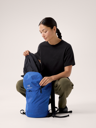[arcteryx] Crag Cotton Little Bird Crew Short Sleeve Women's - Black / Black