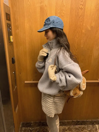 (2 colors) Boa Fleece Jacket