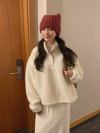 (2 colors) Boa Fleece Jacket