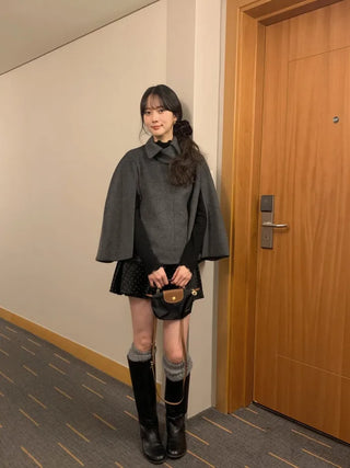(3 colors) Cape Coat