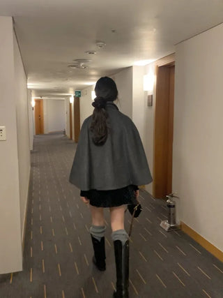 (3 colors) Cape Coat