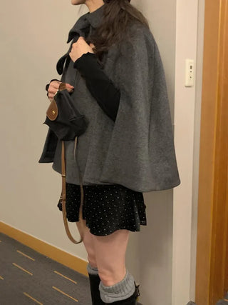 (3 colors) Cape Coat