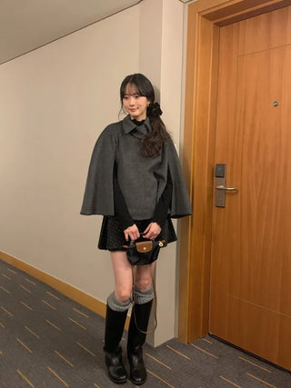 (3 colors) Cape Coat