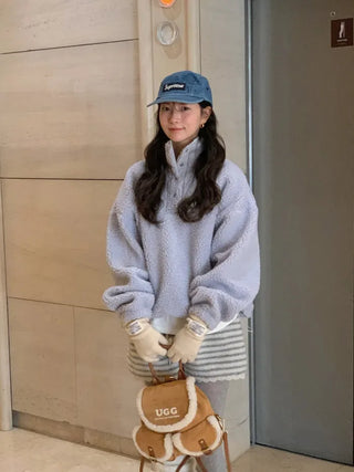 (2 colors) Boa Fleece Jacket