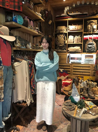 (11 colors) Round neck loose fit knit