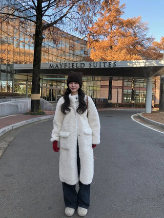Fur Long Shearling Coat