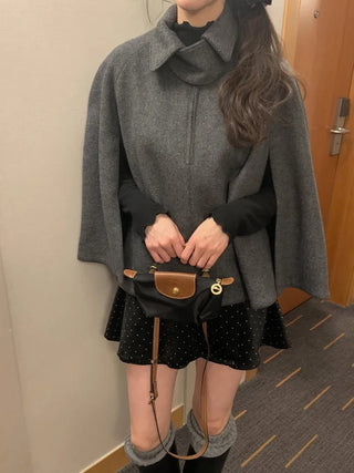 (3 colors) Cape Coat