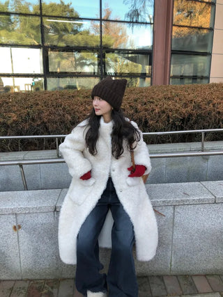 Fur Long Shearling Coat