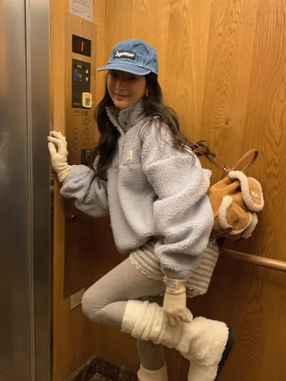 (2 colors) Boa Fleece Jacket