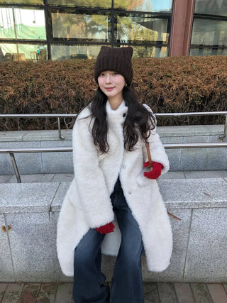 Fur Long Shearling Coat