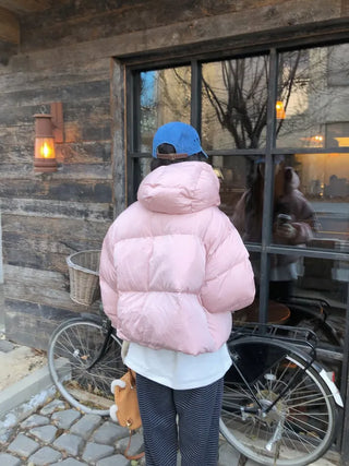 (4 colors) Cropped Down Parka