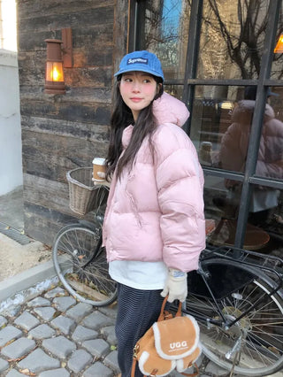 (4 colors) Cropped Down Parka