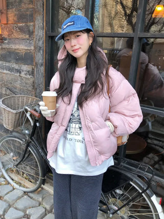 (4 colors) Cropped Down Parka