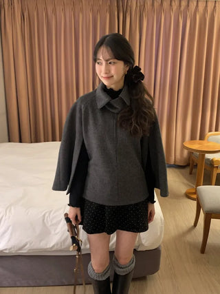 (3 colors) Cape Coat