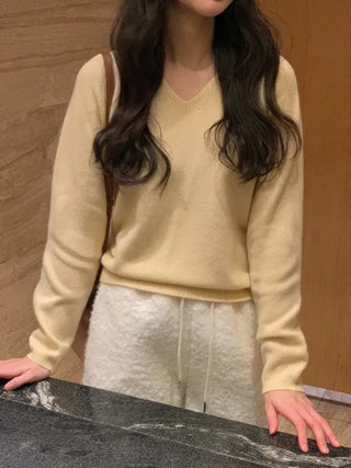 (3 colors) Boat neck loose fit knit