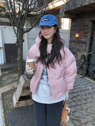(4 colors) Cropped Down Parka