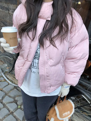 (4 colors) Cropped Down Parka