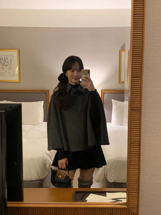 (3 colors) Cape Coat