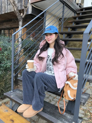 (2 colors) Boa Border Pants