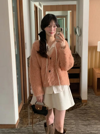 (3 colors) Bow tie blouse
