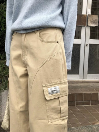 Multi-panel cargo pants
