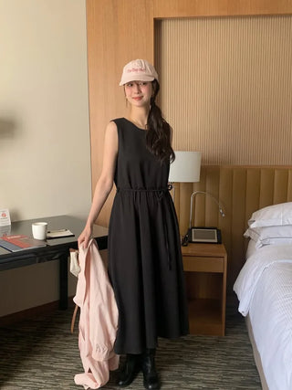 (2 colors) Layered Camisole Dress