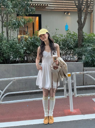 (2 colors) Ribbon Dress