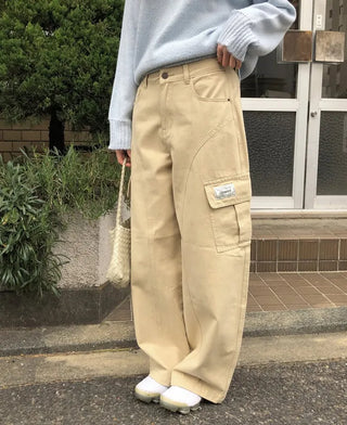 Multi-panel cargo pants