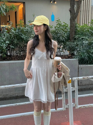 (2 colors) Ribbon Dress