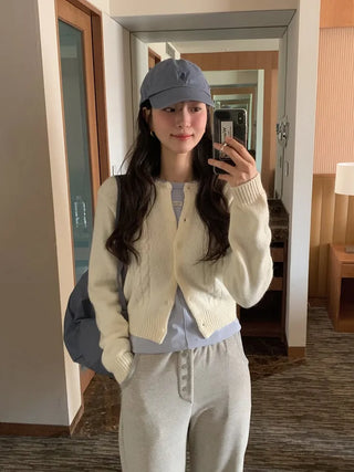 (2 colors) Striped Bootcut Pants