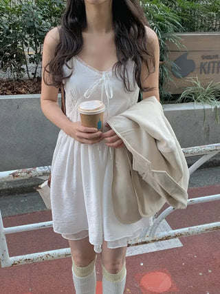 (2 colors) Ribbon Dress
