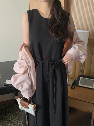 (2 colors) Layered Camisole Dress