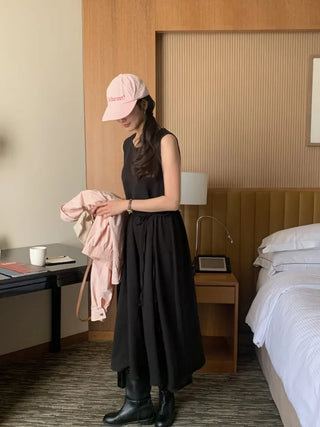 (2 colors) Layered Camisole Dress
