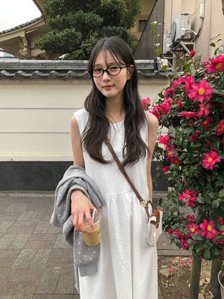 (2 colors) Layered Camisole Dress