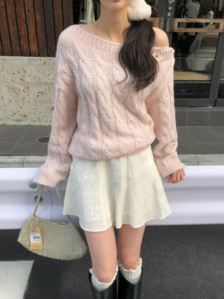 (2 colors) Flared midi skirt