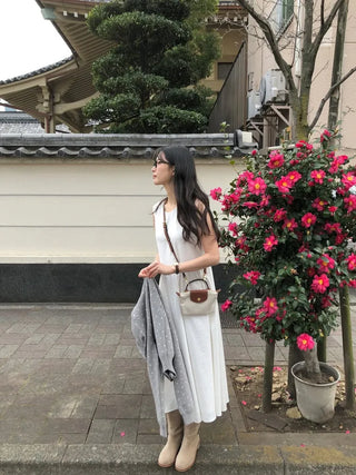 (2 colors) Layered Camisole Dress