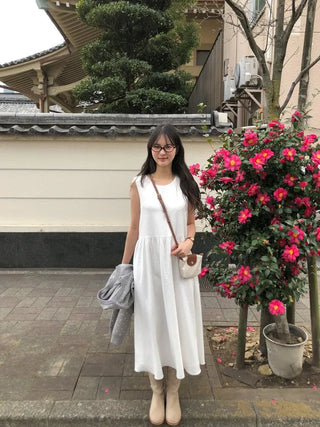 (2 colors) Layered Camisole Dress