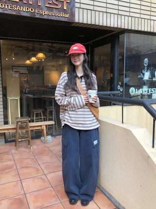 Multi-panel cargo pants
