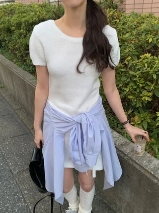 (Set) Thai knit dress set