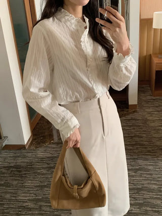 H-line low-rise midi skirt