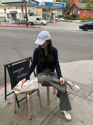 Wide cotton pants