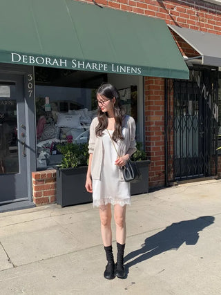(3 colors) V-neck oversized cardigan
