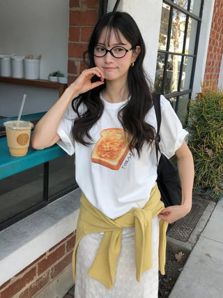 (2 colors) Printed T-shirt